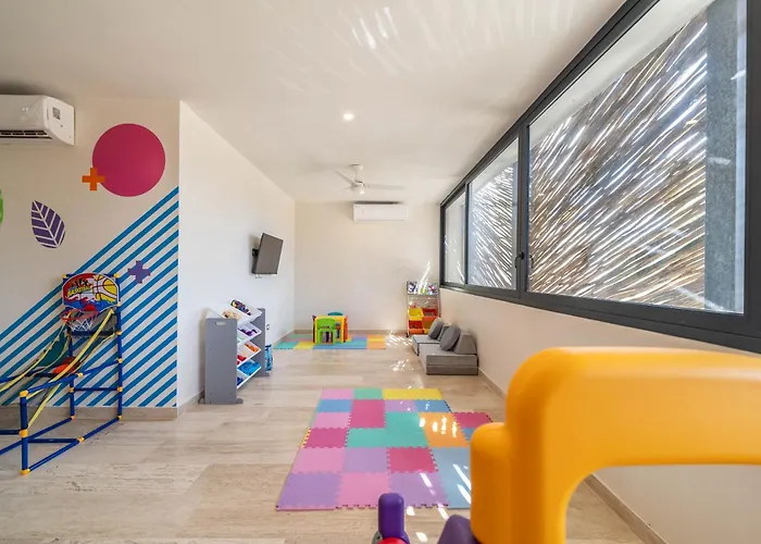 2br Plunge Pool, Rooftop Pool, Gym, Kids Playroom Ferienhaus Tulum