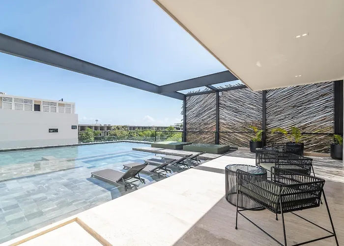 Ferienhaus 2br Plunge Pool, Rooftop Pool, Gym, Kids Playroom Tulum